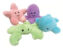 Sea Creatures Mini Plushies Dog Toys
