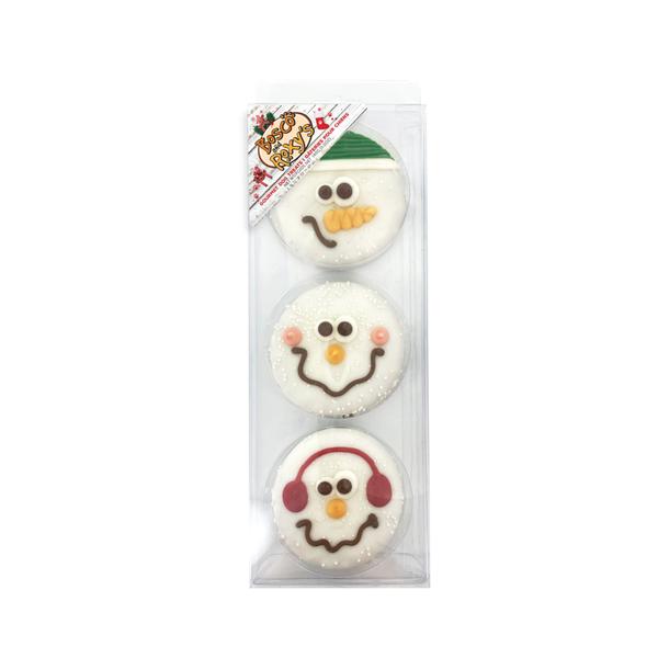 Bosco and Roxy's Snowman Dog Cookies