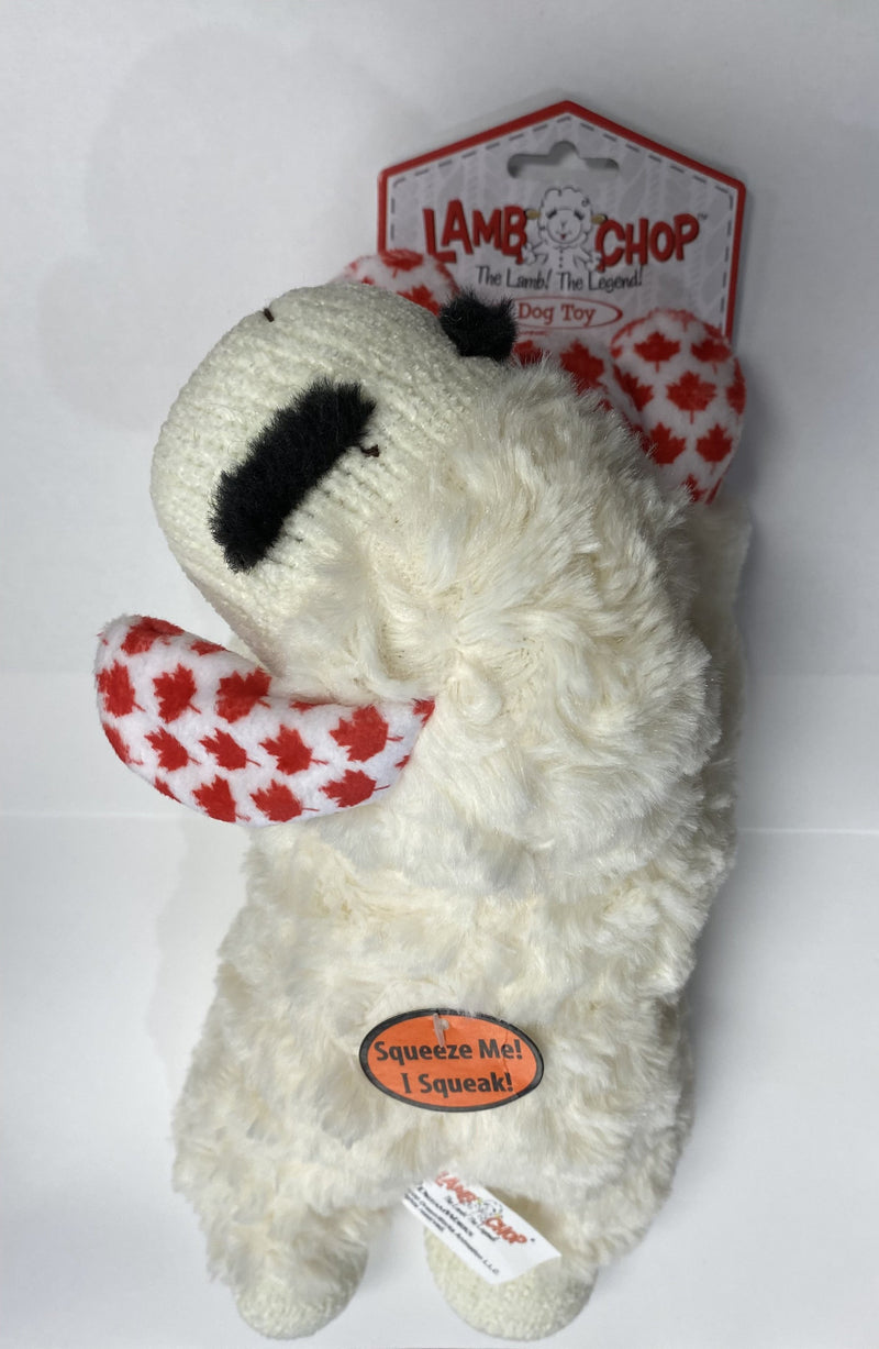 Maple Leaf Lamb Chop Dog Toy