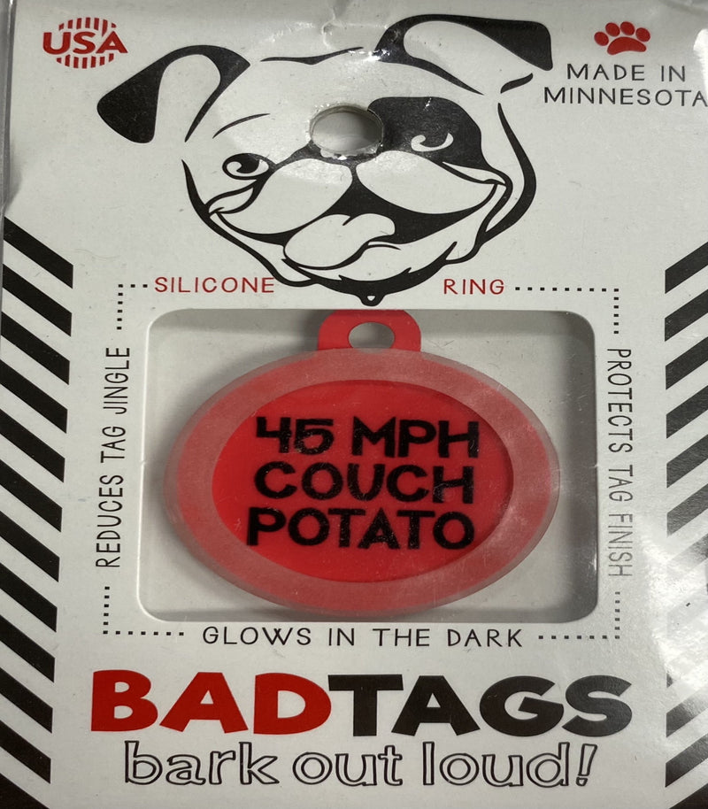 Bad Tags (45 mph couch potato)