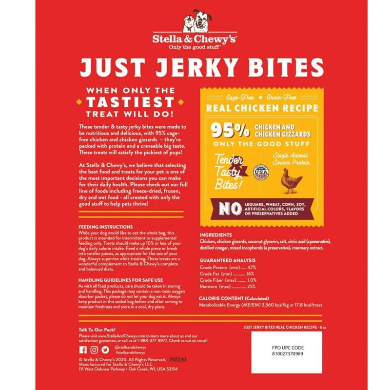 Stella & Chewy's Just Jerky Bites Chicken