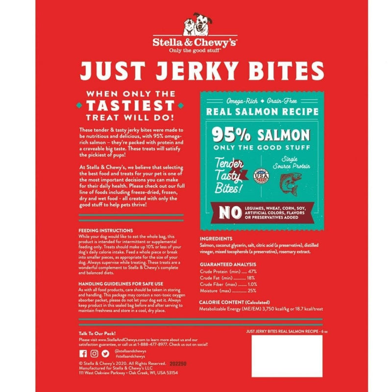 Stella & Chewy's Just Jerky Bites Salmon