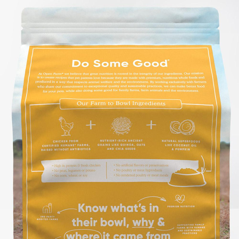 Open Farm Harvest Chicken Ancient Grains Dog Food