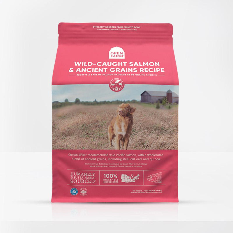 Open Farm Wild-Caught Salmon Ancient Grains Dog Food