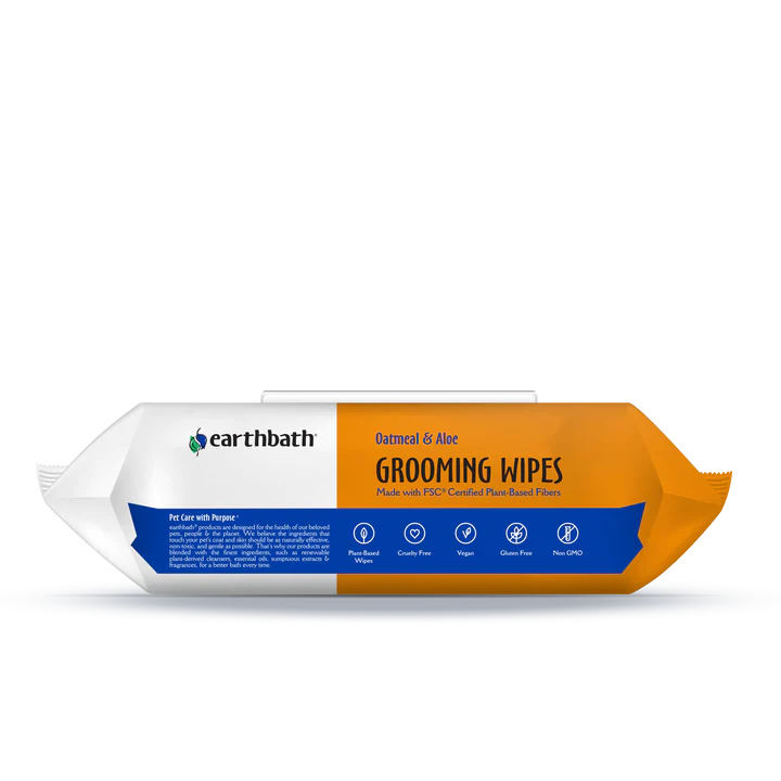 Earthbath Oatmeal and Aloe Grooming Wipes