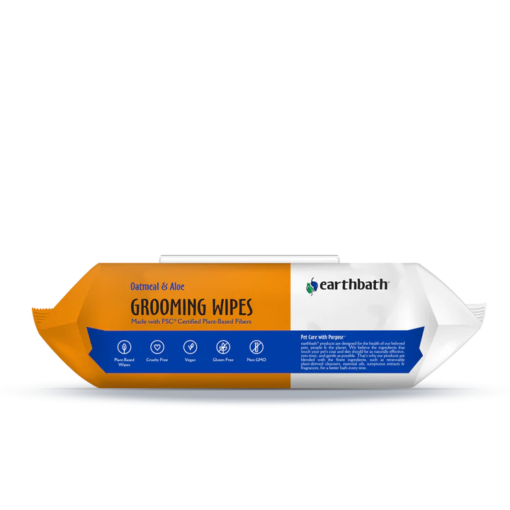 Earthbath Oatmeal and Aloe Grooming Wipes