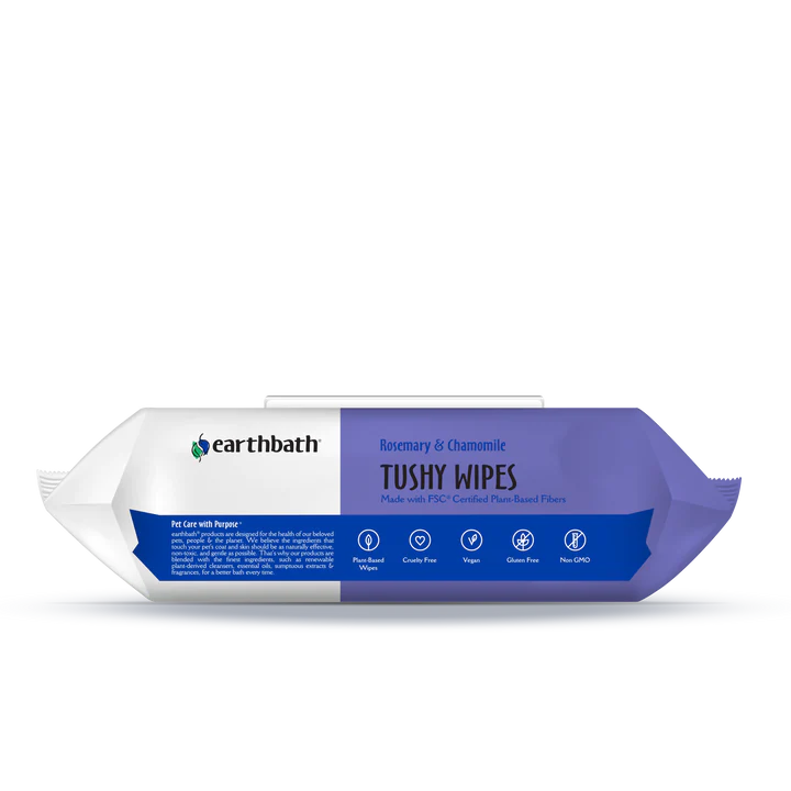 Earthbath Tushy Grooming Wipes