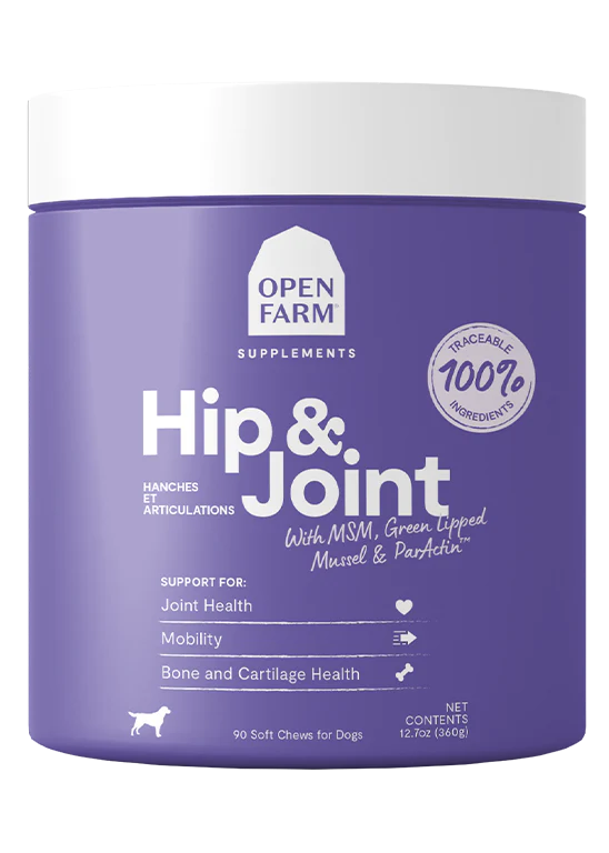 Open Farm Hip & Joint Supplement Chews for Dogs