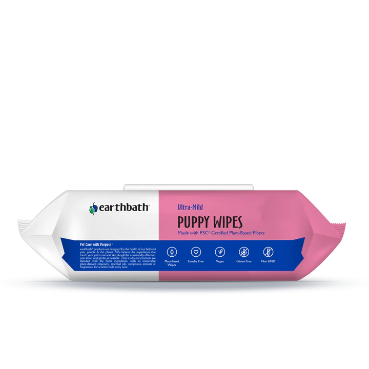 Earthbath Puppy Grooming Wipes