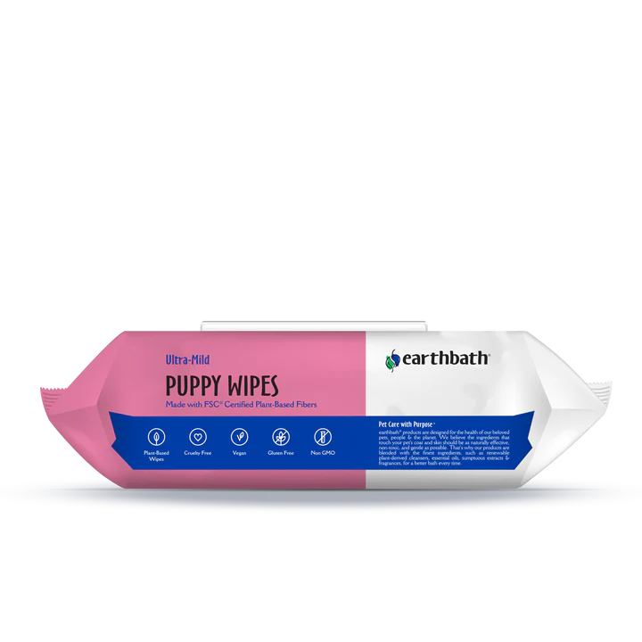 Earthbath Puppy Grooming Wipes