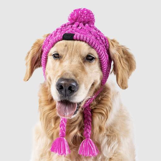 Canada Pooch Polar Pom Pom Hat Pink