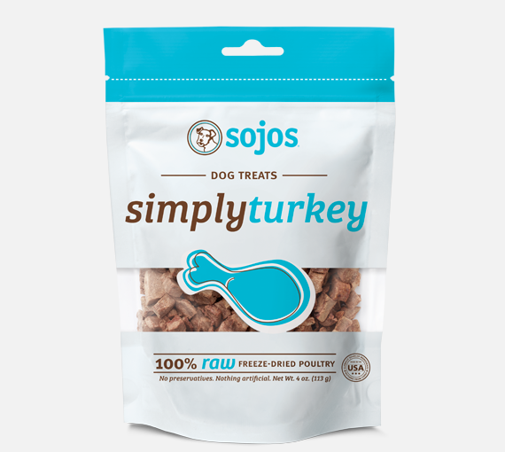 Sojos Simply Turkey Dog Treats