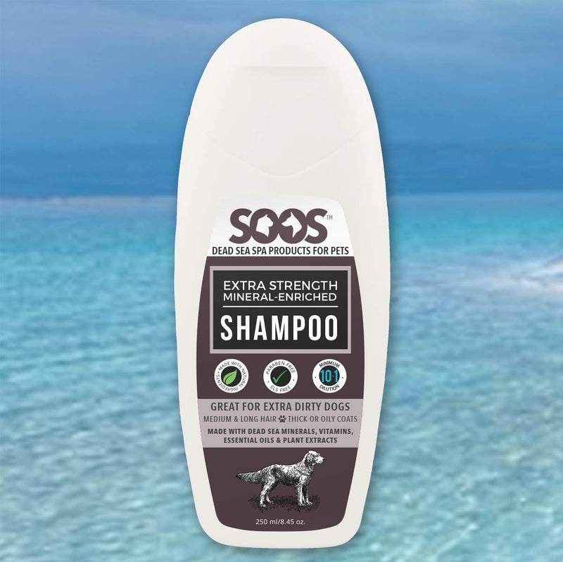 Soos Extra Strength Mineral Rich Shampoo for Dogs and Cats
