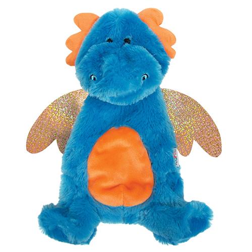 Stuffless Crinkle Dragon Dog Toys