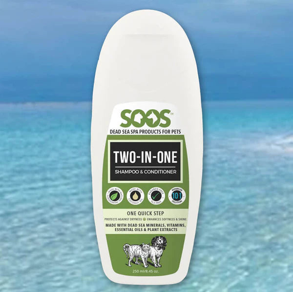 Soos Two-In-One Shampoo and Conditioner For Dogs and Cats