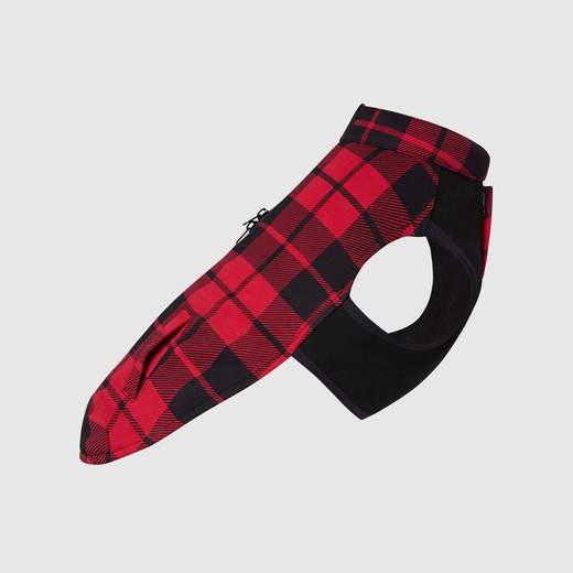 Canada Pooch Thermal Tech Fleece Red Plaid