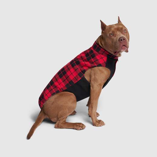 Canada Pooch Thermal Tech Fleece Red Plaid