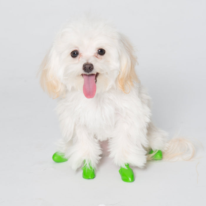 PawZ Reusable Boots Tiny Green