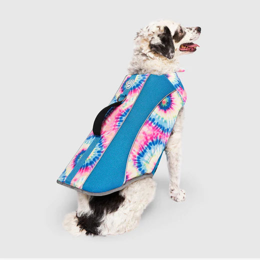 Canada Pooch Wave Rider Life Jacket Tie Dye