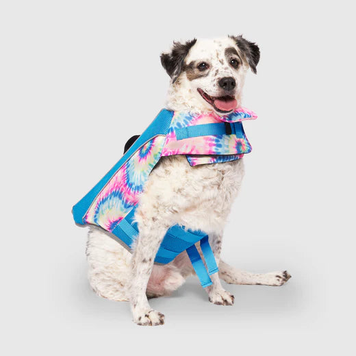 Canada Pooch Wave Rider Life Jacket Tie Dye