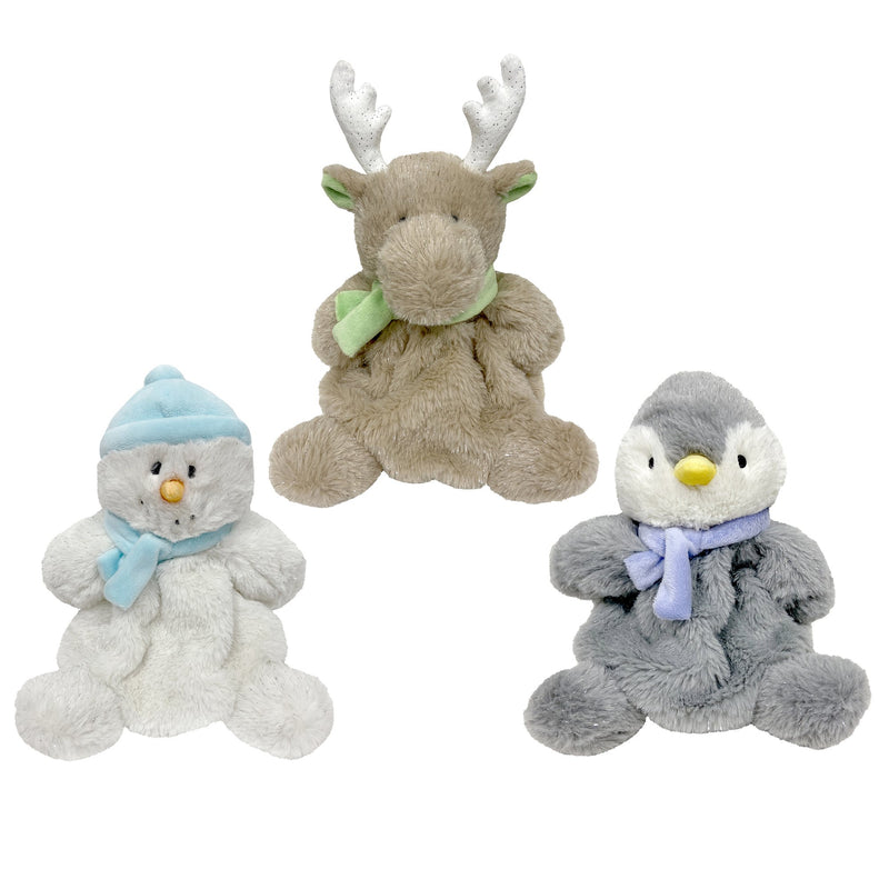Winter Sparkle Stuffless Crinkle Dog Toys