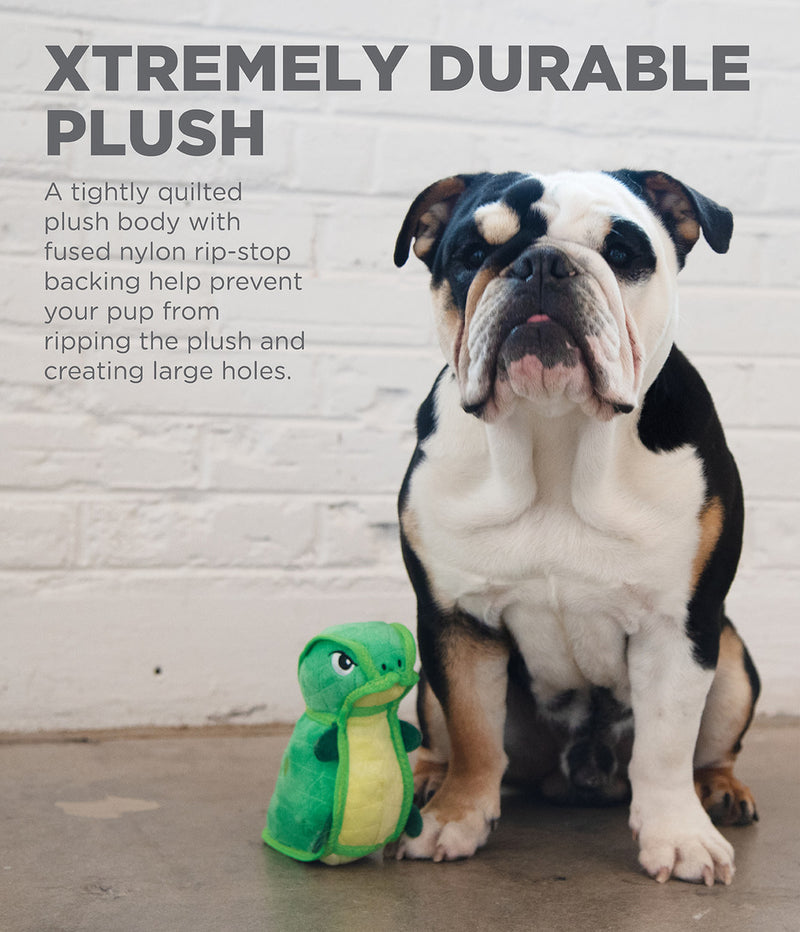 Outward Hound Seamz Dino Plush Dog Toy