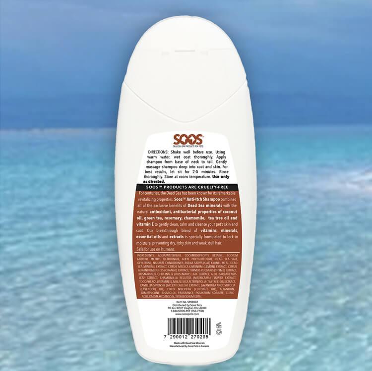 Soos Anti-Itch Shampoo For Dogs and Cats
