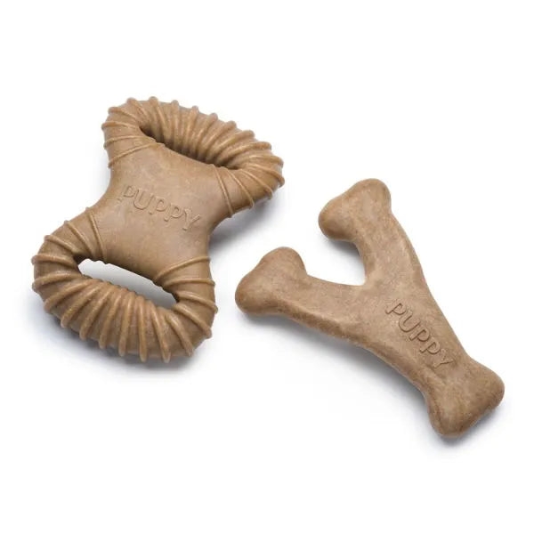 Benebone Puppy Tiny 2-Pack Chew Toys