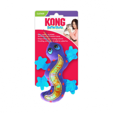 Kong Better Buzz Gecko Cat Toy