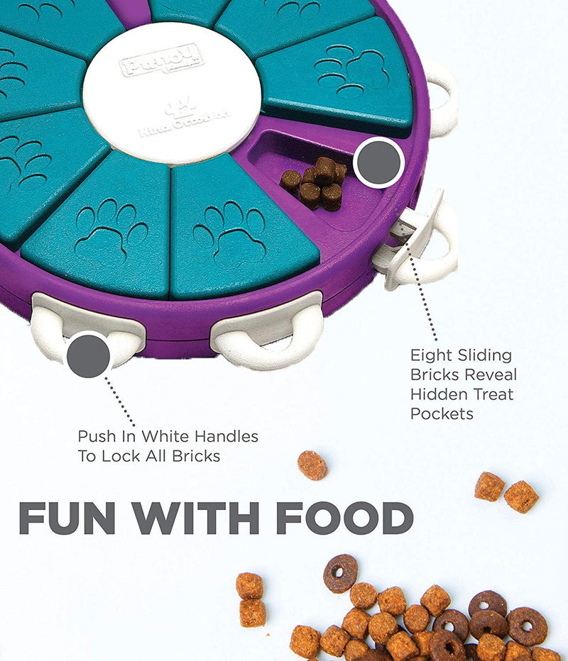 Outward Hound Dog Twister Interactive Treat Puzzle Dog Toy