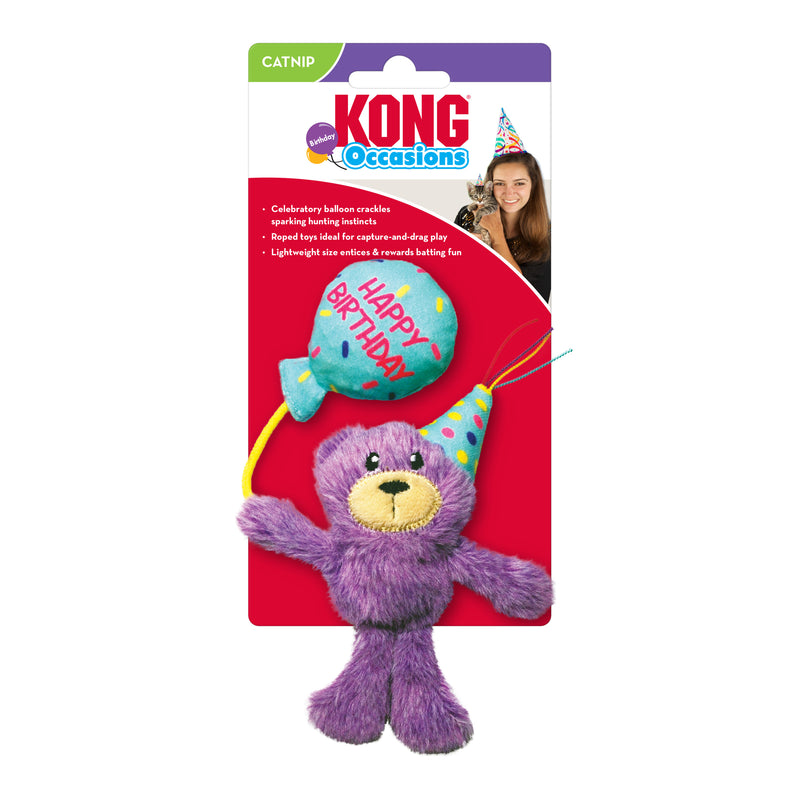 Kong Birthday Teddy Cat Toy