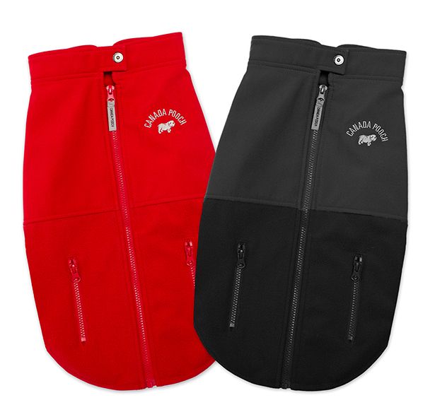 Canada Pooch Rocky Ridge Backzip Red