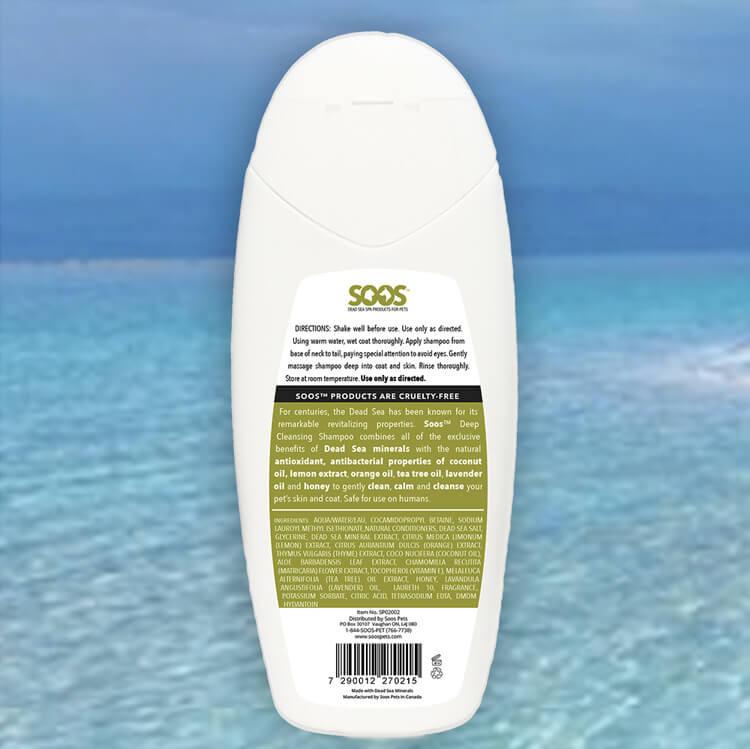Soos Classic Deep Cleansing Shampoo for Dogs and Cats