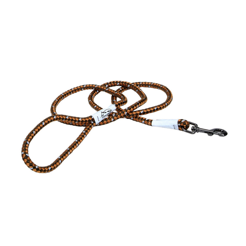 Explorer Reflective Braided Rope Snap Dog Campfire Orange