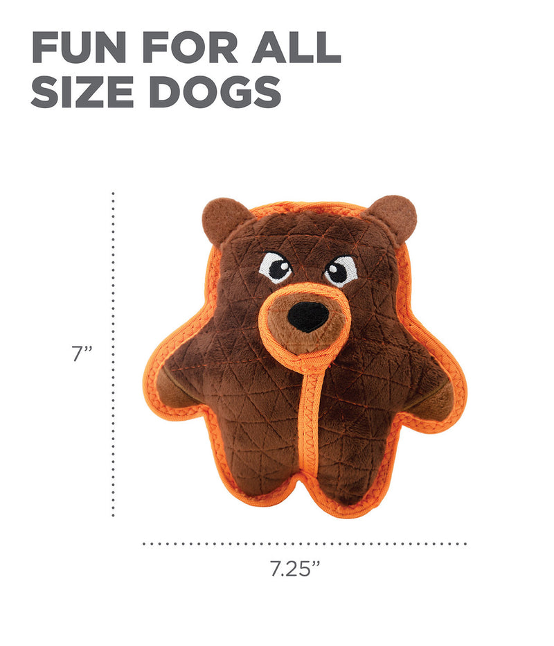 Outward Hound Seamz Bear Plush Dog Toy
