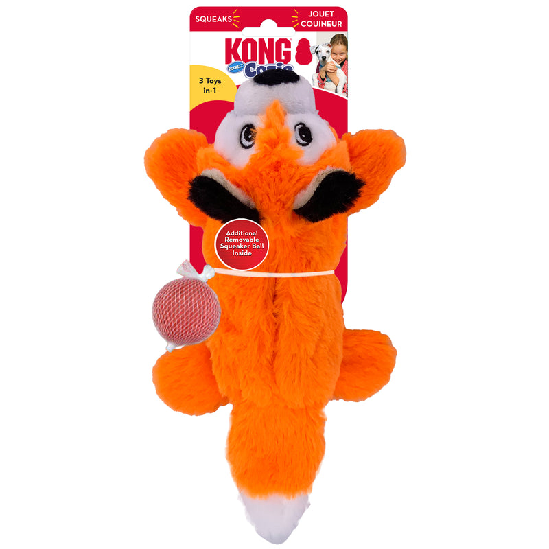 Kong Cozie Pocketz Fox Dog Toy