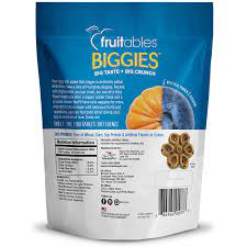 Fruitables Biggies Pumpkin and Blueberry Dog Treats