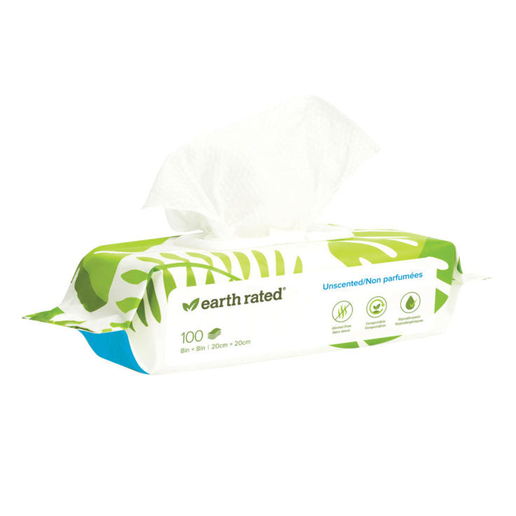 Earth Rated Wipes Unscented