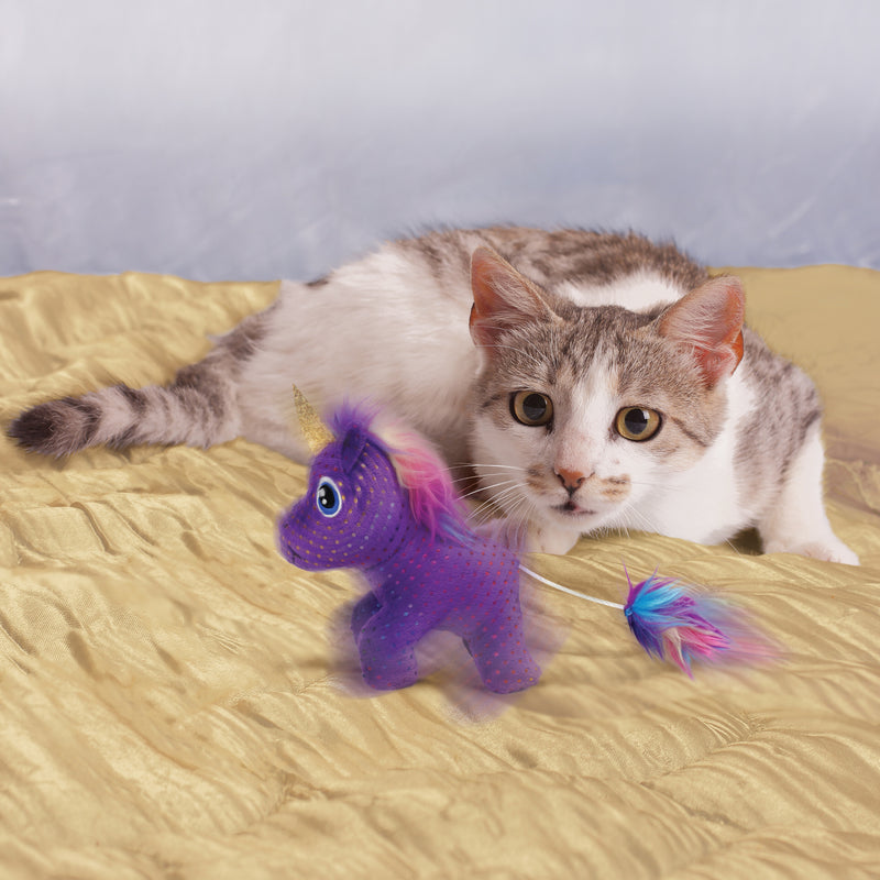 Kong Buzzy Unicorn Cat Toy