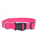 New Earth Soy Adjustable Dog Fuchsia
