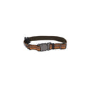 K9 Explorer Reflective Adjustable Dog Collar Campfire Orange
