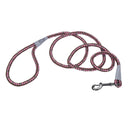 Explorer Reflective Braided Rope Snap Dog Leash Rosebud