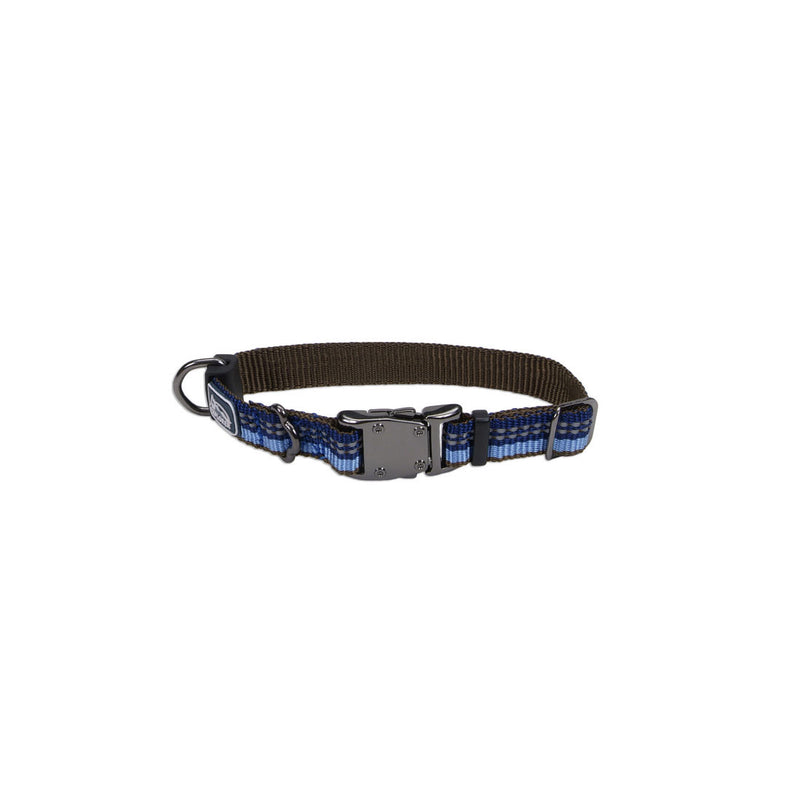 K9 Explorer Reflective Adjustable Dog Collar Sapphire