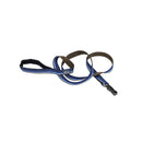 K9 Explorer Reflective Dog Leash with Scissor Snap Sapphire