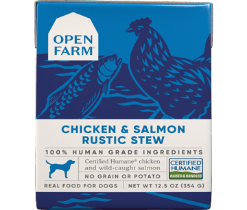 Open farm Chicken & Salmon Rustic Stew