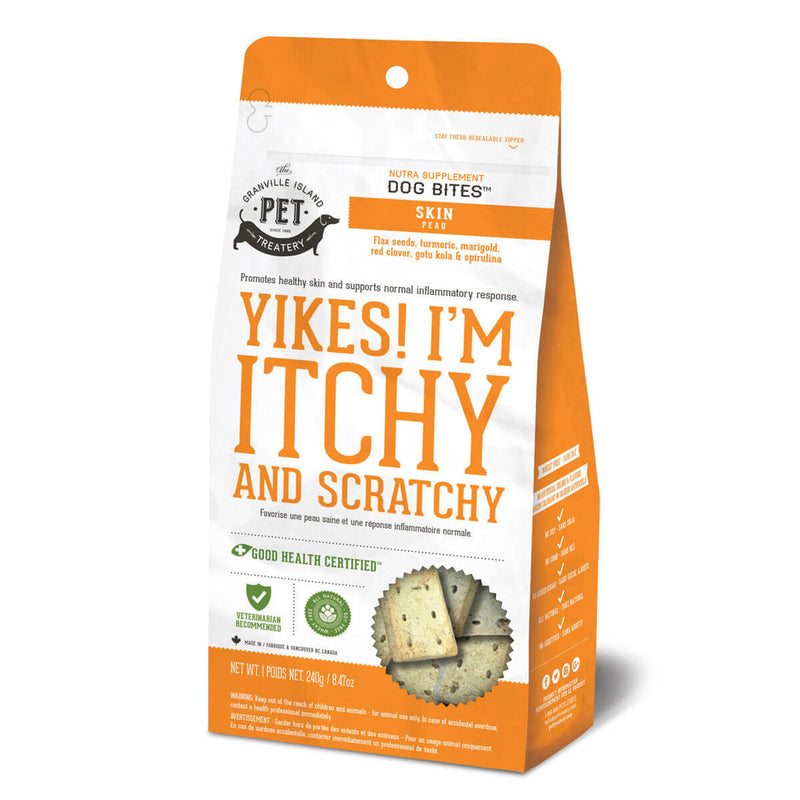 Yikes! I'm Itchy and Scratchy Skin Supplement Dog Biscuits
