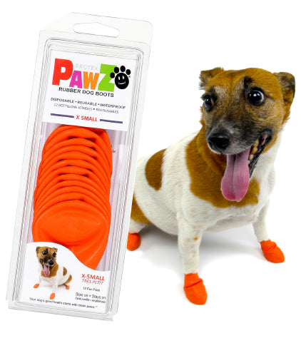 PawZ Reusable Boots XS Orange